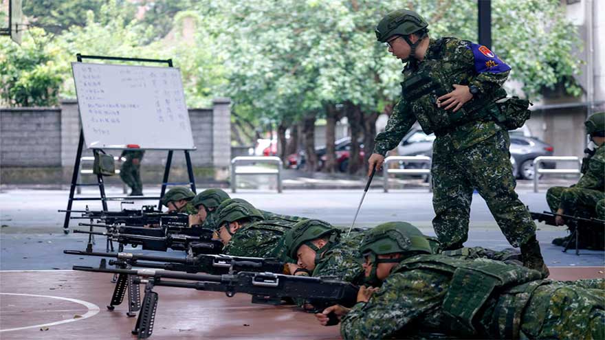 Taiwan launches annual war games with simulated attacks against military command