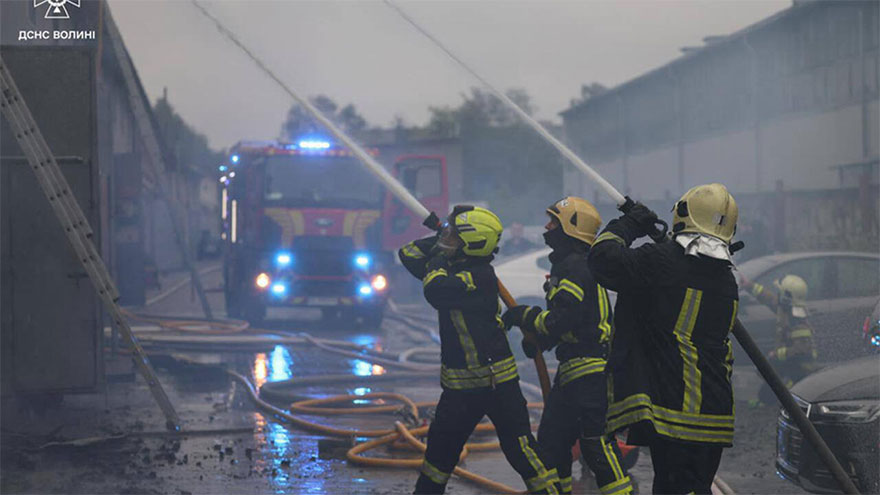 Ukraine says Russia launched largest drone attack of war