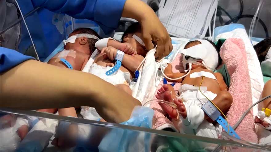 Dunya News Gaza doctors cram babies into incubators as fuel shortage threatens hospitals