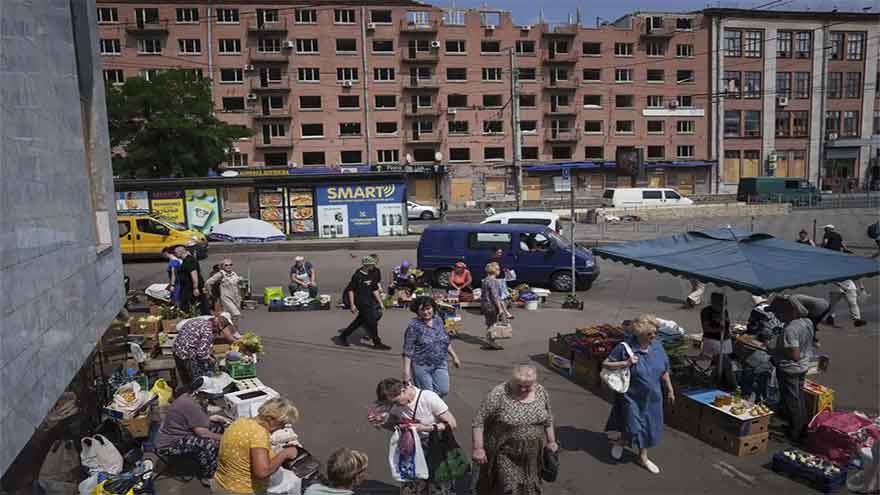 Russian drones strike Ukraine's 2nd-largest city, damaging a maternity hospital