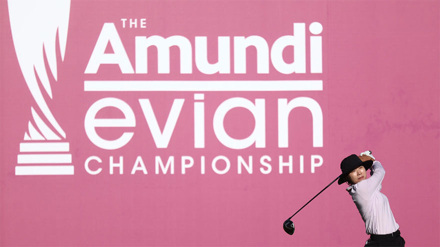 South Korea's Lee carves out narrow halfway lead at Evian