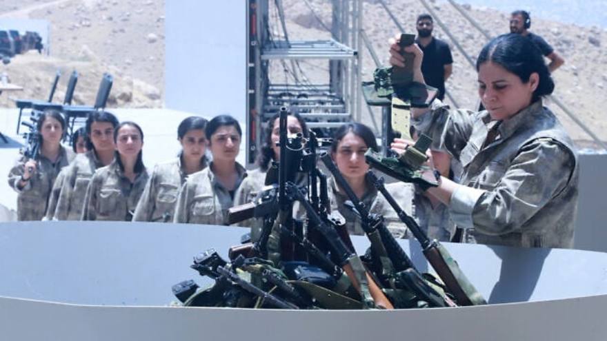 PKK fighters destroy weapons at key ceremony in Iraqi Kurdistan