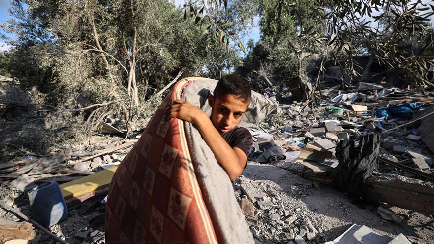 Eight children among 43 killed in Israeli strikes as truce talks deadlocked