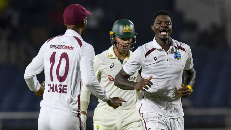 West Indies pacemen reduce Australia to 99-6 in third test, an overall lead of 181