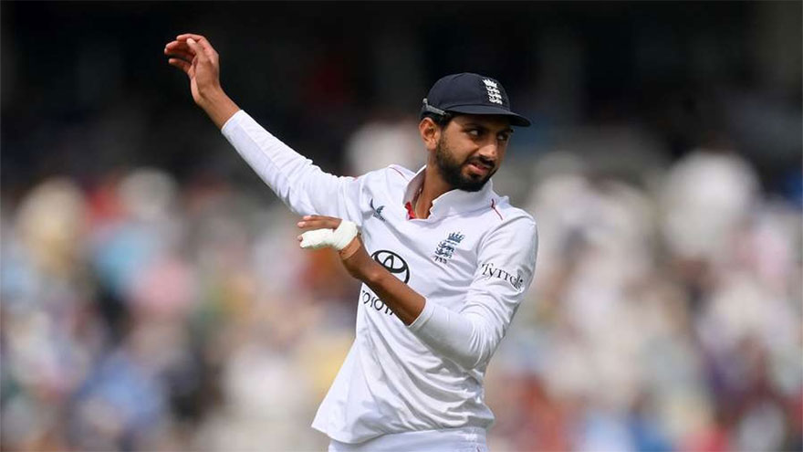 England's Bashir out of remainder of India series