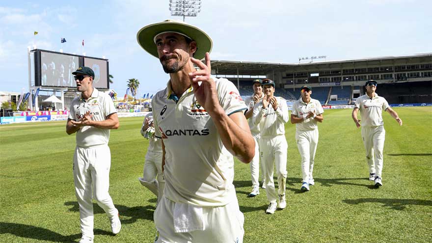 Starc claims 400th wicket as West Indies crumble