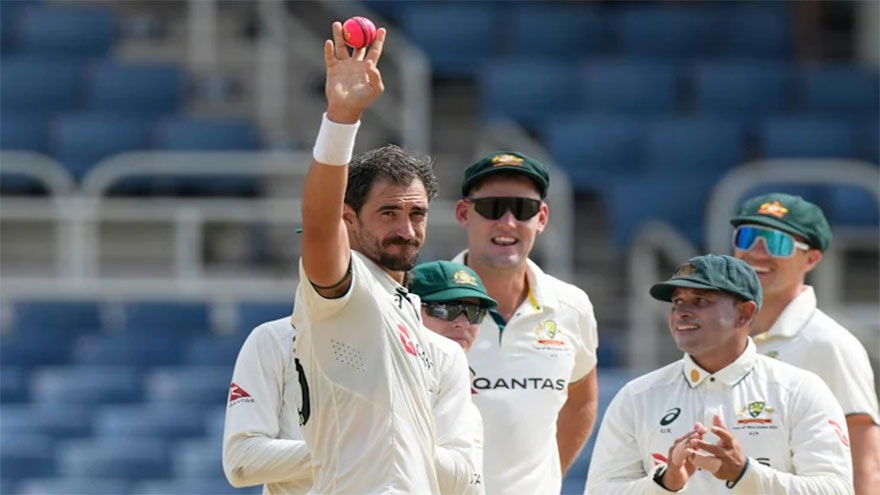Starc takes fastest five-wicket haul in history as West Indies shot out for 27