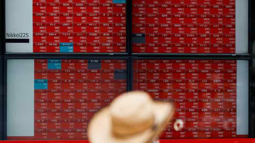 Asian shares rise ahead of US earnings; JGB yields surge