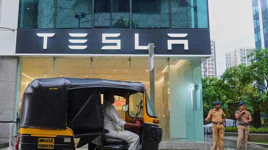 Dunya News Tesla debuts in India with upscale showroom launch in Mumbai