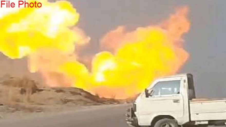 Gas pipeline to Punjab blown up in Lakki Marwat