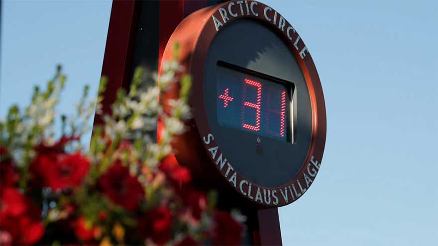 Finnish Arctic Circle hits up to 30 degrees during summer heatwave