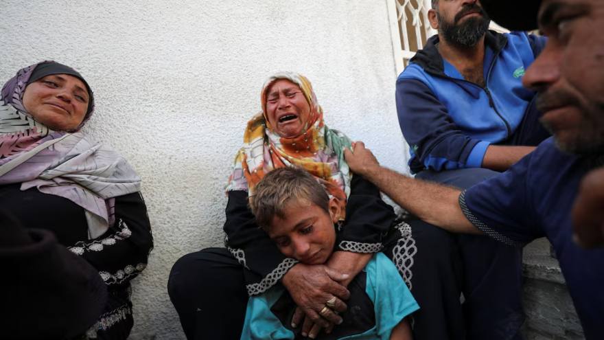 Israeli strikes kill 22 in Gaza, two die in church late pope often spoke to