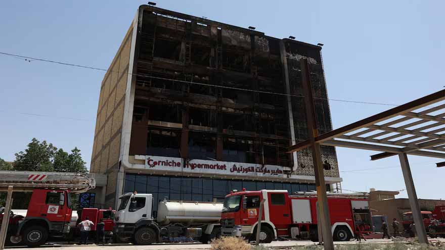 Fire at mall in Iraq leaves at least 69 dead, officials say