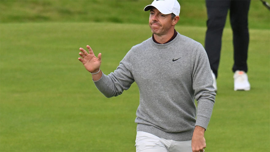 McIlroy pushed to solid British Open start by home support