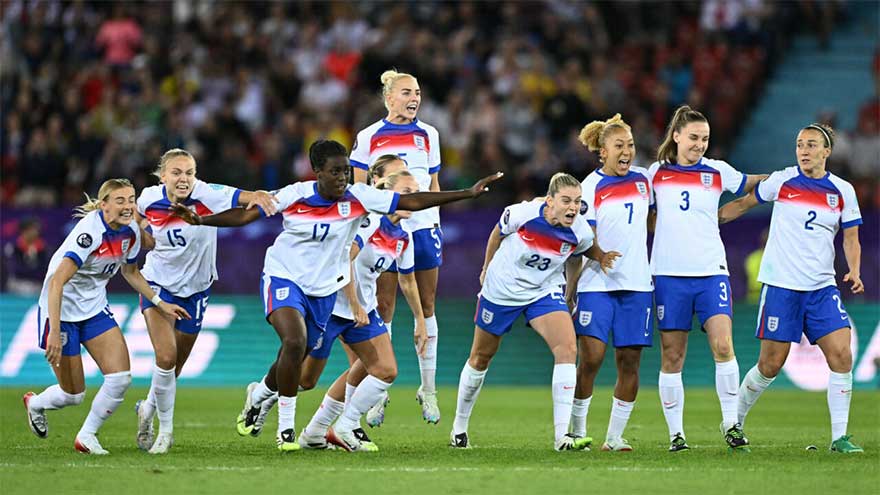 England reach Euro 2025 semis after shootout win over Sweden