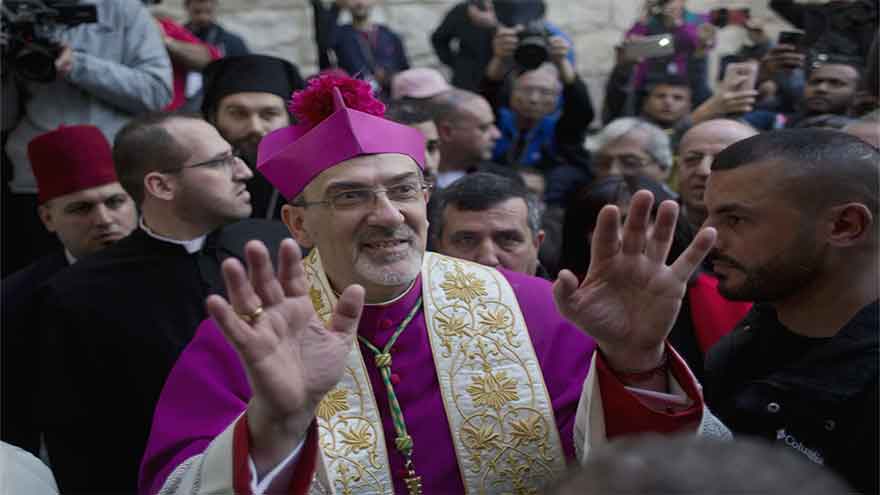 Catholic and Greek Orthodox leaders enter Gaza in rare solidarity visit after Israel's church strike