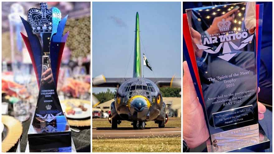 RIAT-2025: PAF chief congratulates Pakistani team for winning prestigious global awards in UK