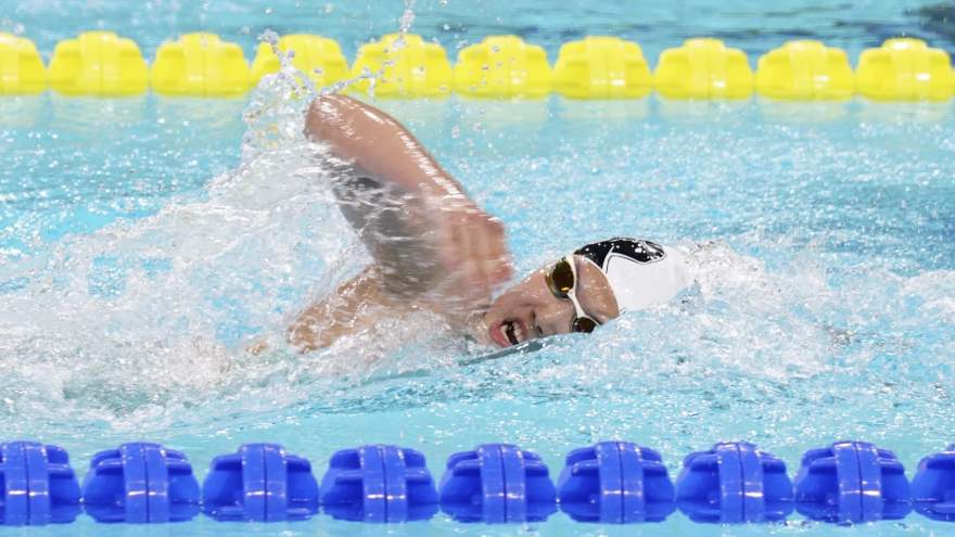 12-year-old Chinese swimmer is a contender to medal at the world championships