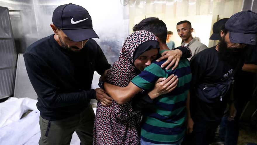 At least 36 killed by Israeli fire while seeking aid in Gaza, hospital says