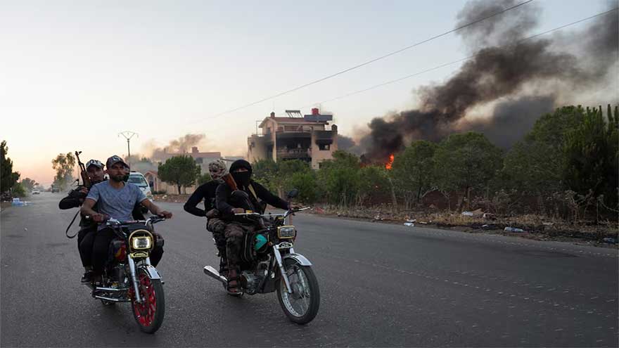 Calm reported in Syria's Sweida as tribal fighters said to withdraw