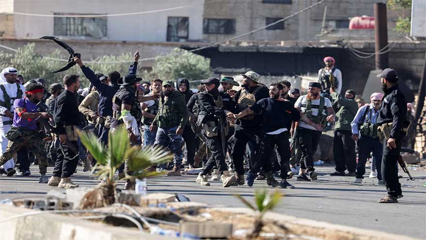 Calm reported in Syria's Sweida as tribal fighters said to withdraw