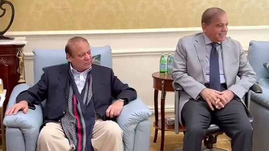 PM Shehbaz, Nawaz discuss political situation in key Murree huddle