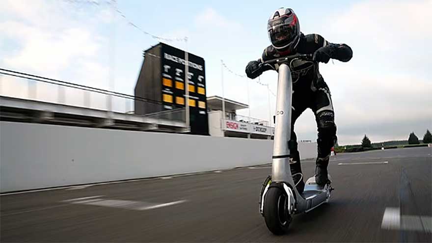 World's fastest electric scooter can reach top speeds of over 100mph