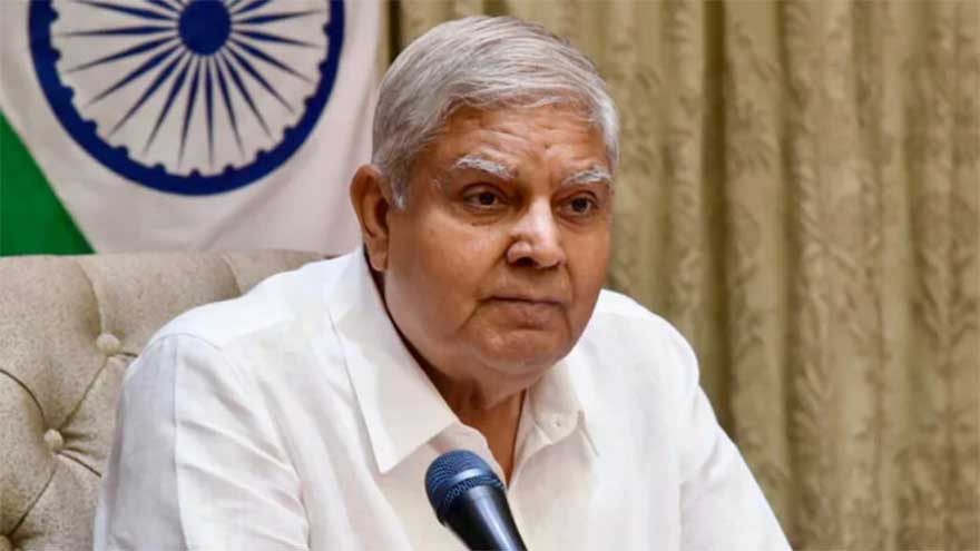 India's Vice President Dhankhar resigns due to health reasons