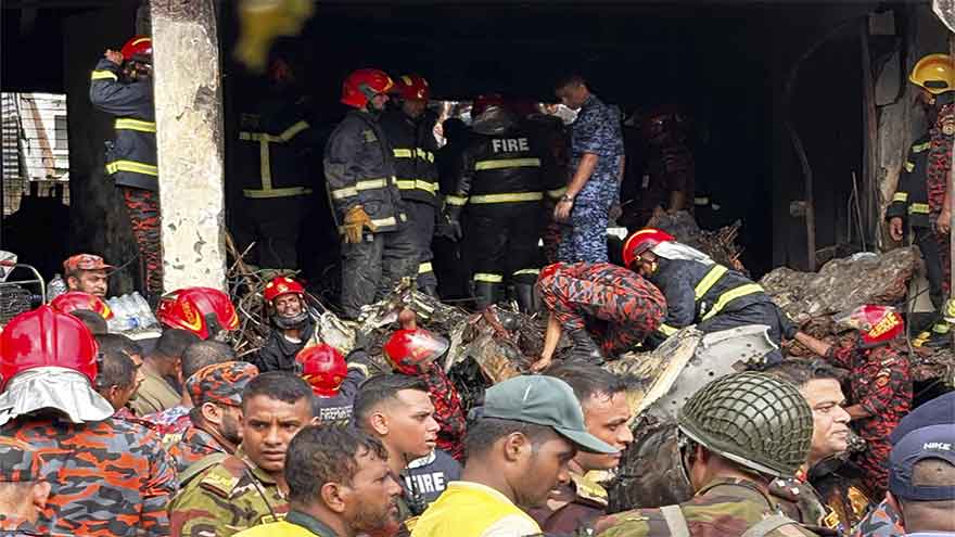 What to know about the Bangladesh air force jet crash into a Dhaka school