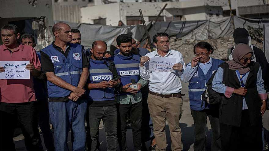 Hungry and exhausted, AFP journalists document Gaza war