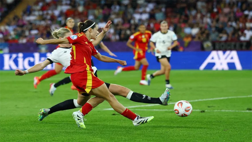 Spain beat Germany with Bonmati extra-time goal to reach Euro 2025 final