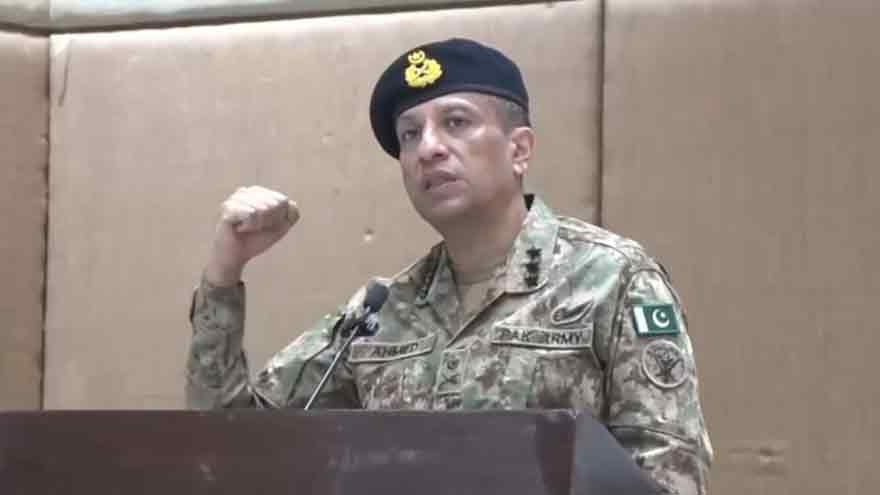 Handful of terrorists cannot hinder Pakistan's progress, DG ISPR tells students