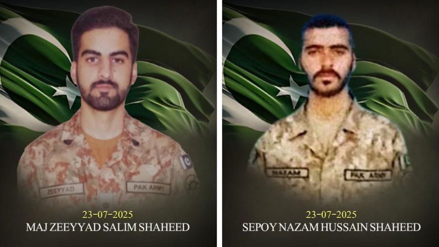Major, sepoy martyred; three terrorists killed in Balochistan operation