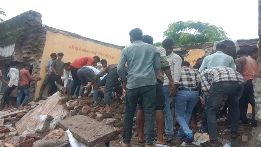 Seven students killed in India's Rajasthan after school roof collapses