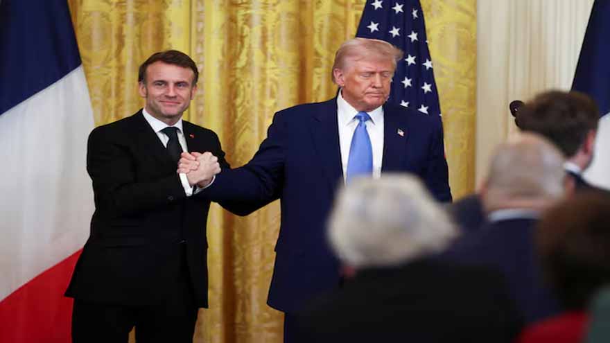 Trump dismisses Macron's plan to recognise Palestinian state