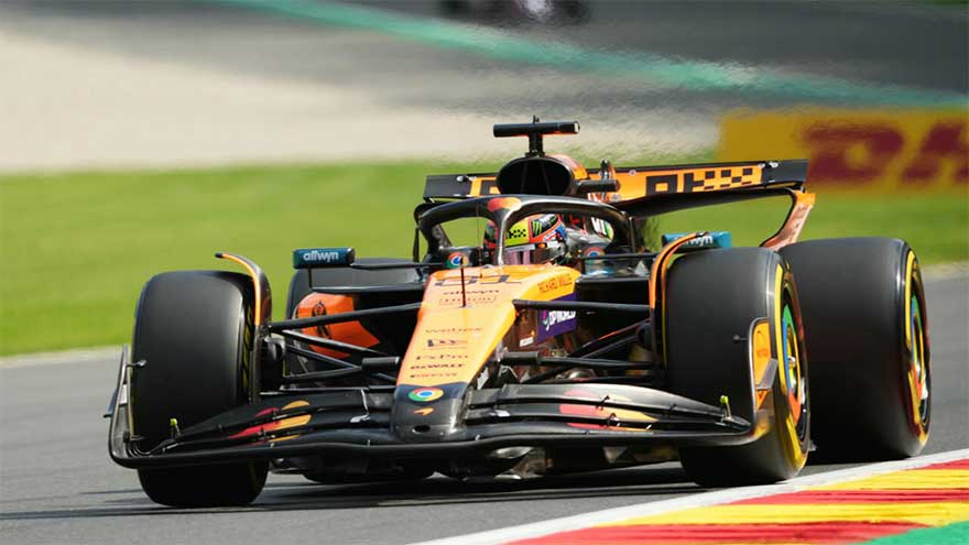 Piastri takes pole for Belgian GP sprint race ahead of Verstappen