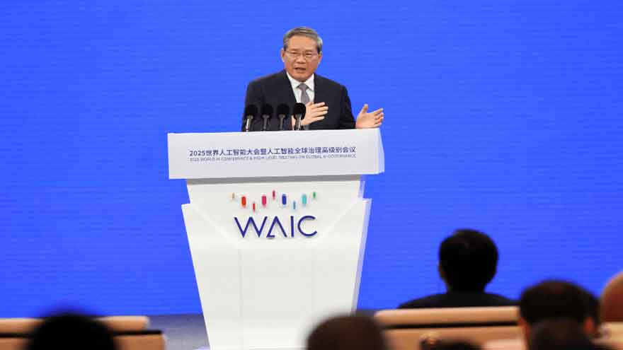 China urges global consensus on balancing AI development, security