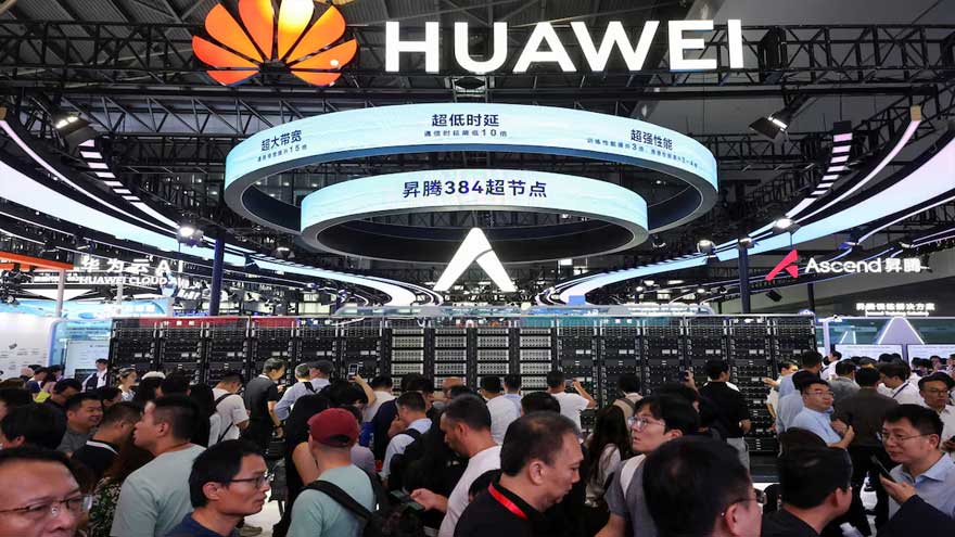 Huawei shows off AI computing system to rival Nvidia's top product