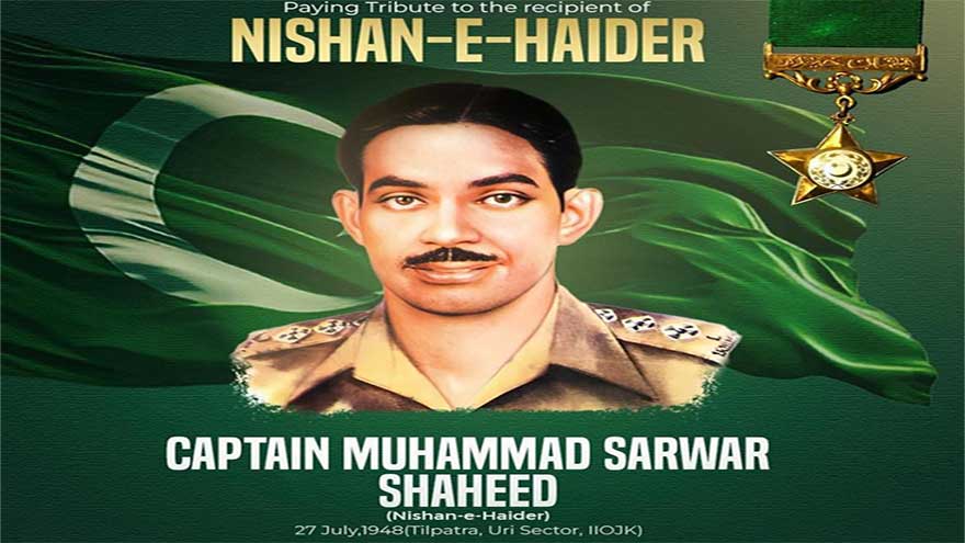 Martyrdom anniversary of Capt Muhammad Sarwar Shaheed today