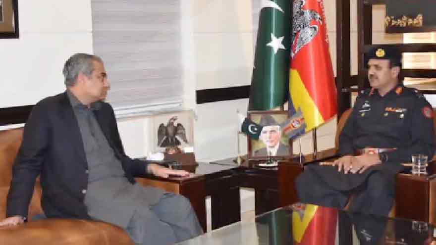 Naqvi commends FC's remarkable role for establishing peace in Balochistan