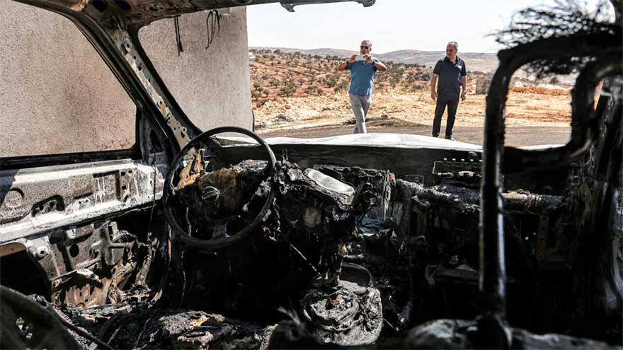 Israeli settlers attack West Bank Christian village