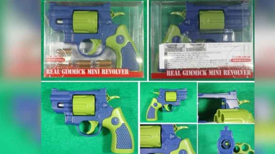 Japan recalls 16,000 toy pistols capable of firing real bullets