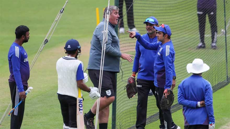India coach Gambhir clashes with Oval staff ahead of final Test