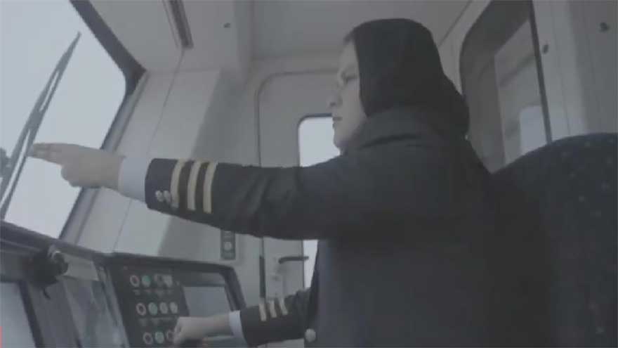 Nida Saleh becomes first woman train driver in Pakistan