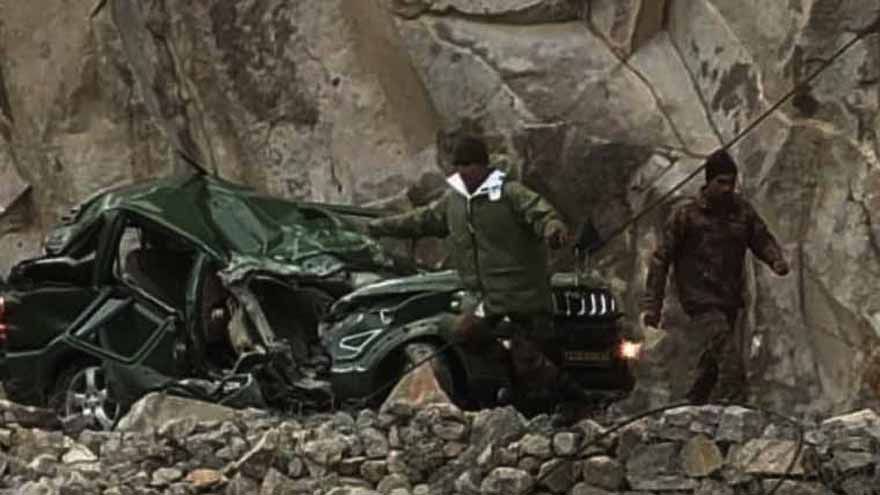 Lt Colonel, soldier killed as landslide hits army vehicle in India's Ladakh