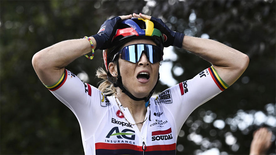 Le Court makes history for Africa at women's Tour de France