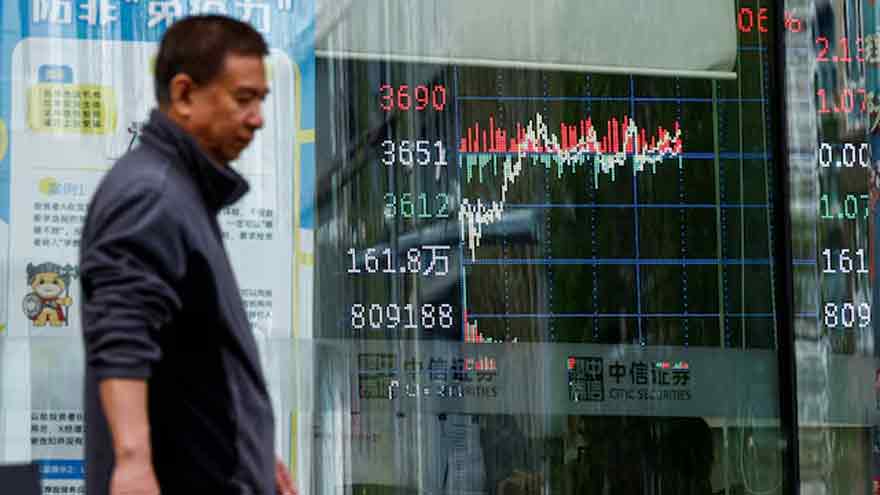 Asian stocks slide on weak China data