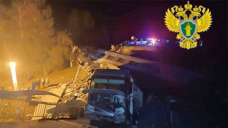 Seven killed after bridge collapse, train derailment in Russia s Bryansk region bordering Ukraine
