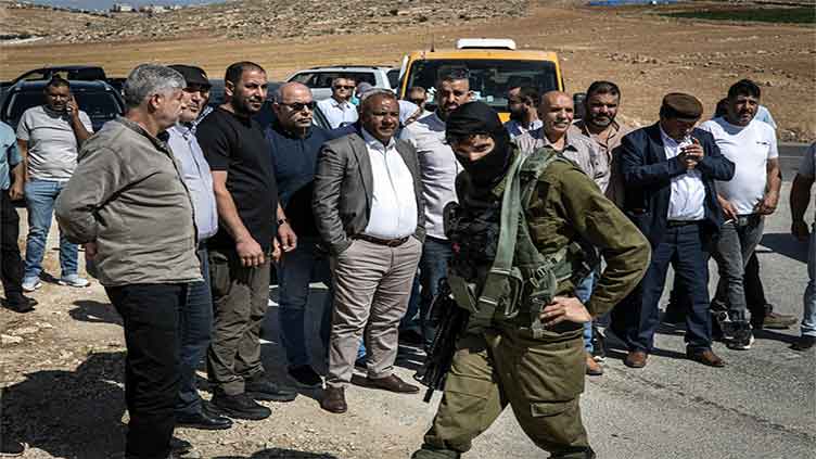 Israeli forces block journalists from Palestinian Oscar winner Basel Adra's village