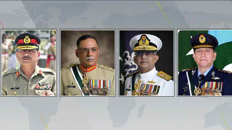 Field Marshal, CJCSC, Naval and Air Chiefs extend Eidul Azha greetings